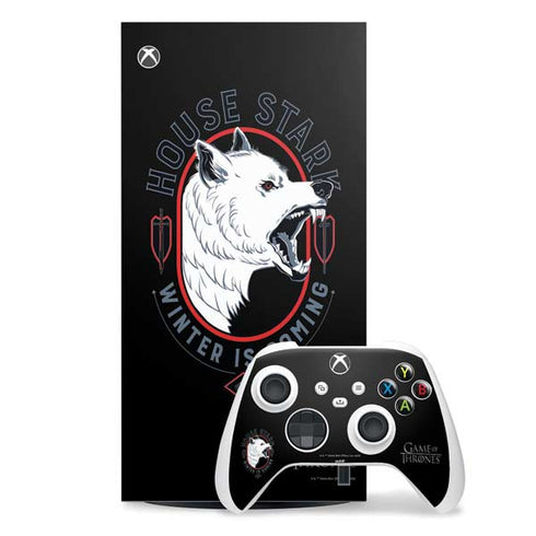 Game of Thrones: House Stark Direwolf XBox Series X Digital Edition Bundle Skin