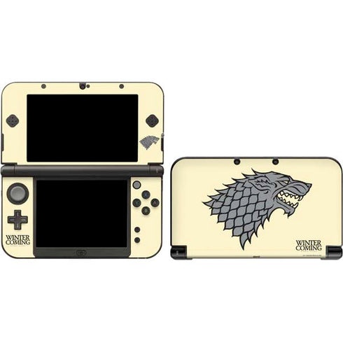 Game of Thrones: House Stark Sigil 3DS XL 2015 Skin