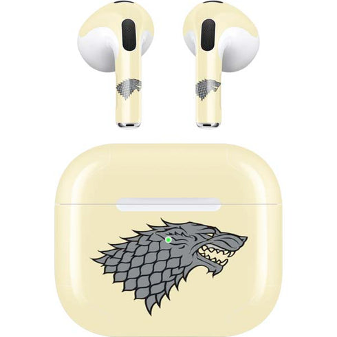 Game of Thrones: House Stark Sigil Apple AirPods (3rd Gen 2021) Skin