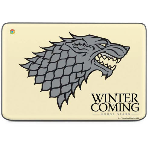 Game of Thrones: House Stark Sigil HP Chromebook Skin