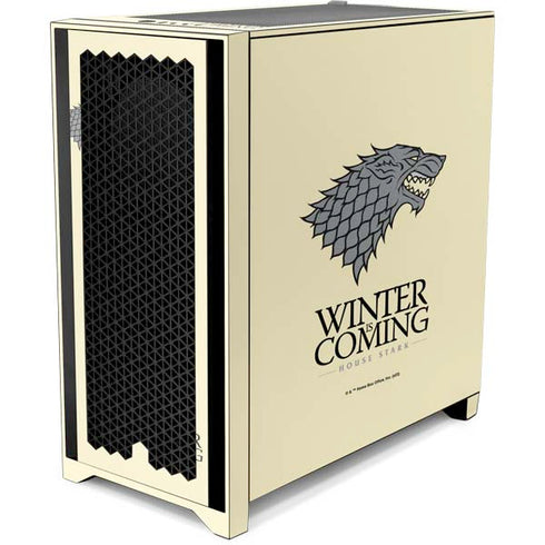Game of Thrones: House Stark Sigil Corsair 4000D Tempered Glass Mid-Tower ATX Case Skin