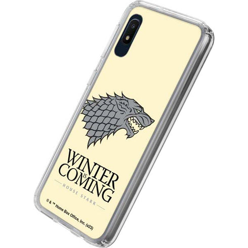 Game of Thrones: House Stark Sigil Galaxy A10e Clear Case