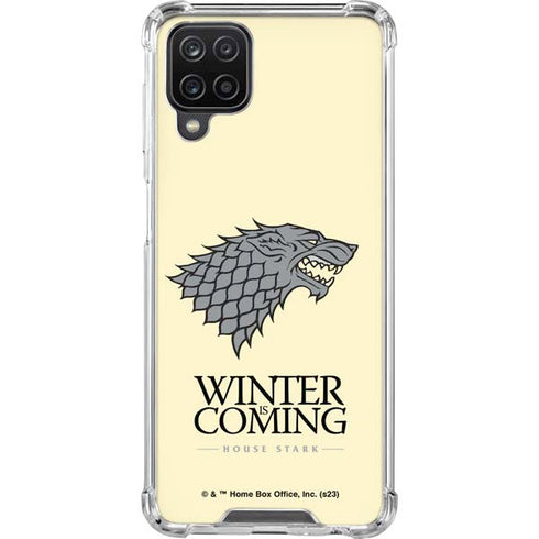 Game of Thrones: House Stark Sigil Galaxy A12 Clear Case