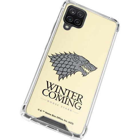 Game of Thrones: House Stark Sigil Galaxy A12 Clear Case