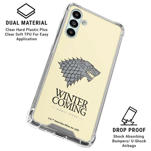Game of Thrones: House Stark Sigil Galaxy A13 5G Clear Case