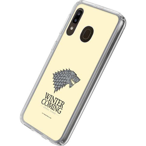 Game of Thrones: House Stark Sigil Galaxy A20 Clear Case