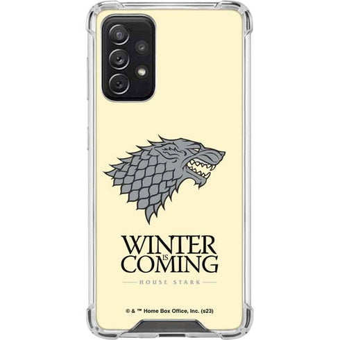 Game of Thrones: House Stark Sigil Galaxy A72 5G Clear Case
