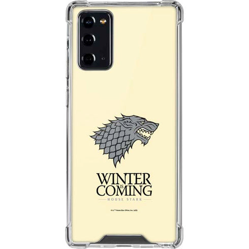 Game of Thrones: House Stark Sigil Galaxy Note20 5G Clear Case