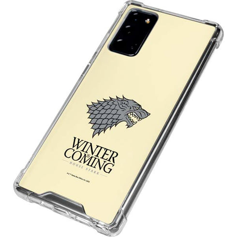 Game of Thrones: House Stark Sigil Galaxy Note20 5G Clear Case