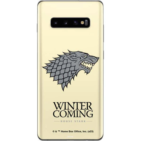 Game of Thrones: House Stark Sigil Galaxy S10 Plus Skin