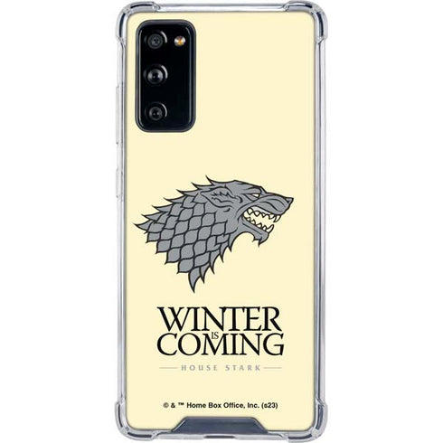 Game of Thrones: House Stark Sigil Galaxy S20 FE Clear Case
