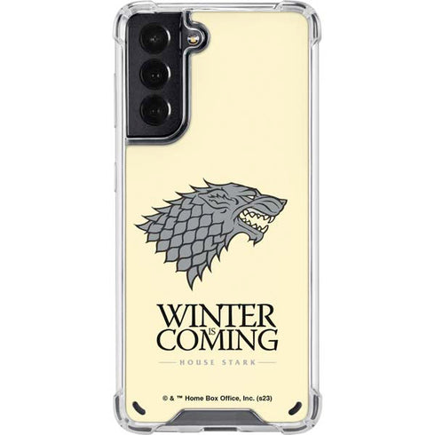 Game of Thrones: House Stark Sigil Galaxy S21 5G Clear Case