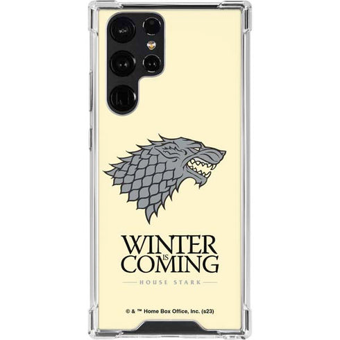 Game of Thrones: House Stark Sigil Galaxy S24 Ultra Clear Case