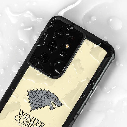 Game of Thrones: House Stark Sigil Galaxy S24 Ultra Waterproof Case