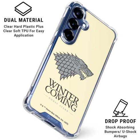 Game of Thrones: House Stark Sigil Galaxy S25 Clear Case
