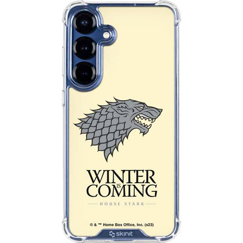 Game of Thrones: House Stark Sigil Galaxy S25 Plus Clear Case