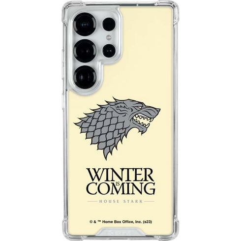 Game of Thrones: House Stark Sigil Galaxy S25 Ultra Clear Case