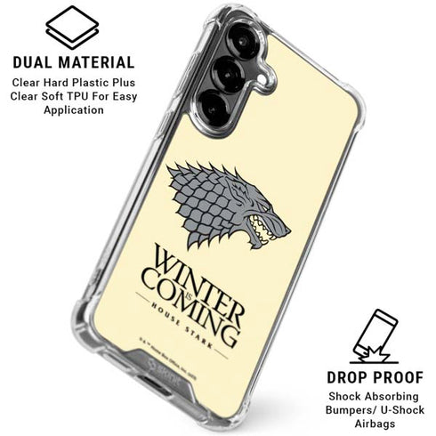 Game of Thrones: House Stark Sigil Galaxy S26 Clear Case