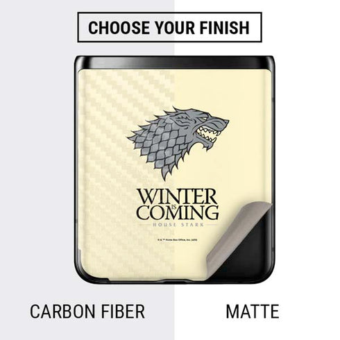 Game of Thrones: House Stark Sigil Galaxy Z Flip Skin