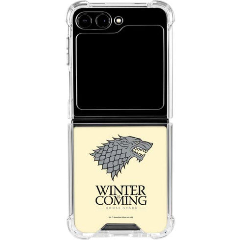 Game of Thrones: House Stark Sigil Galaxy Z Flip5 5G Clear Case