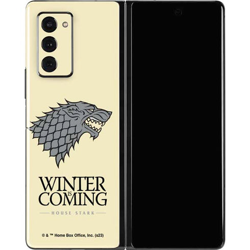Game of Thrones: House Stark Sigil Galaxy Z Fold2 5G Skin