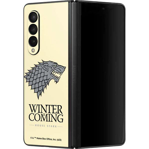 Game of Thrones: House Stark Sigil Galaxy Z Fold3 5G Skin