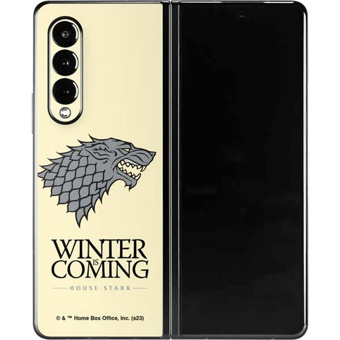 Game of Thrones: House Stark Sigil Galaxy Z Fold3 5G Skin