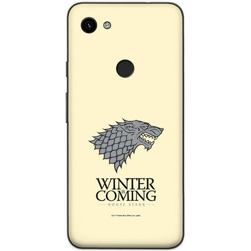 Game of Thrones: House Stark Sigil Google Pixel 3a Skin