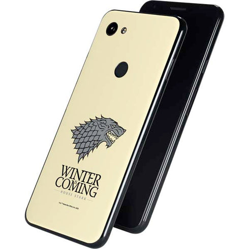 Game of Thrones: House Stark Sigil Google Pixel 3a Skin