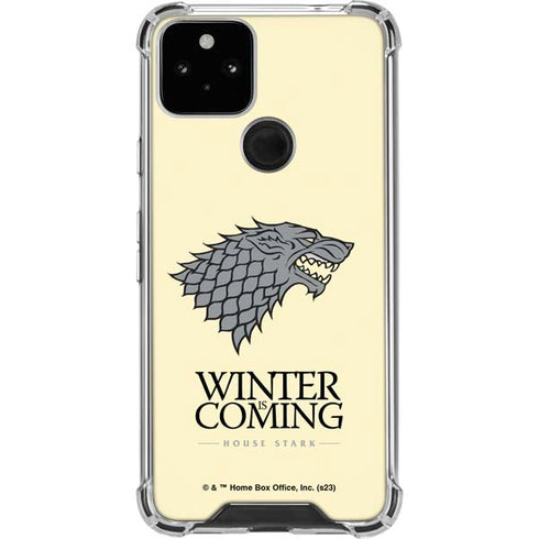 Game of Thrones: House Stark Sigil Google Pixel 5 Clear Case