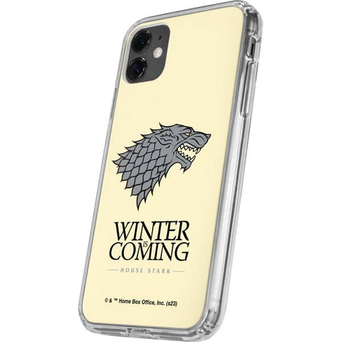 Game of Thrones: House Stark Sigil iPhone 11 Clear Case