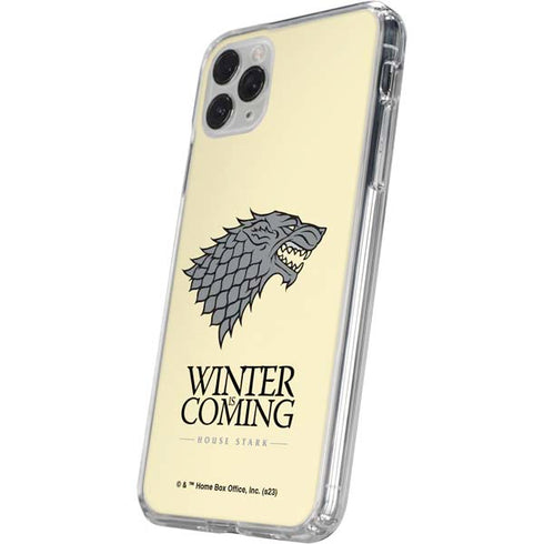 Game of Thrones: House Stark Sigil iPhone 11 Pro Clear Case
