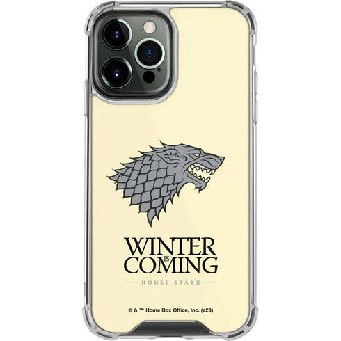 Game of Thrones: House Stark Sigil iPhone 14 Pro Max Clear Case