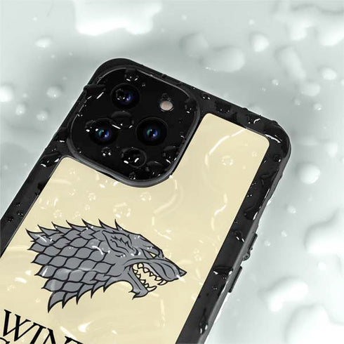 Game of Thrones: House Stark Sigil iPhone 14 Pro Max Waterproof Case