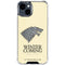 Game of Thrones: House Stark Sigil iPhone 15 Plus Clear Case