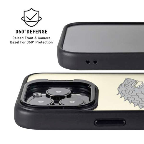 Game of Thrones: House Stark Sigil iPhone 15 Pro Kickstand Case