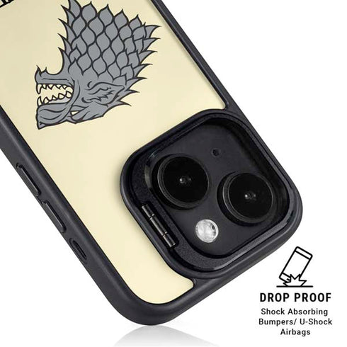 Game of Thrones: House Stark Sigil iPhone 16 Plus Kickstand Case