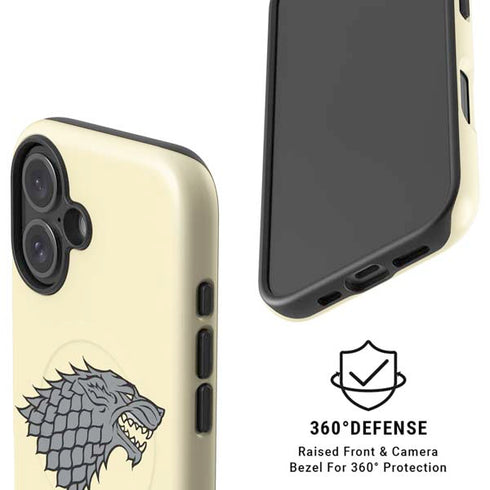Game of Thrones: House Stark Sigil iPhone 16 Plus Magsafe Impact Case