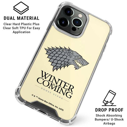 Game of Thrones: House Stark Sigil iPhone 16 Pro Max Clear Case