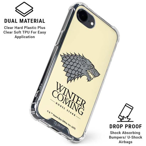Game of Thrones: House Stark Sigil iPhone 16e Clear Case