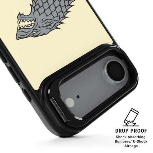 Game of Thrones: House Stark Sigil iPhone 17 Air Kickstand Case