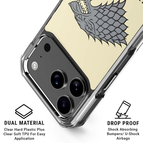 Game of Thrones: House Stark Sigil iPhone 17 Pro Max Clear Case
