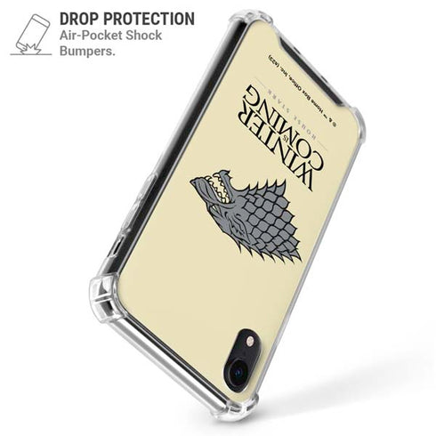 Game of Thrones: House Stark Sigil iPhone XR Clear Case
