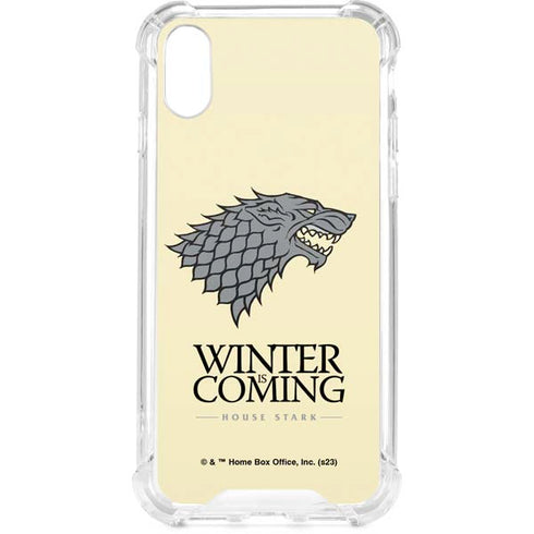 Game of Thrones: House Stark Sigil iPhone XS Clear Case