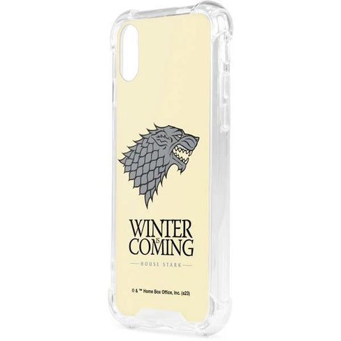 Game of Thrones: House Stark Sigil iPhone XS Clear Case