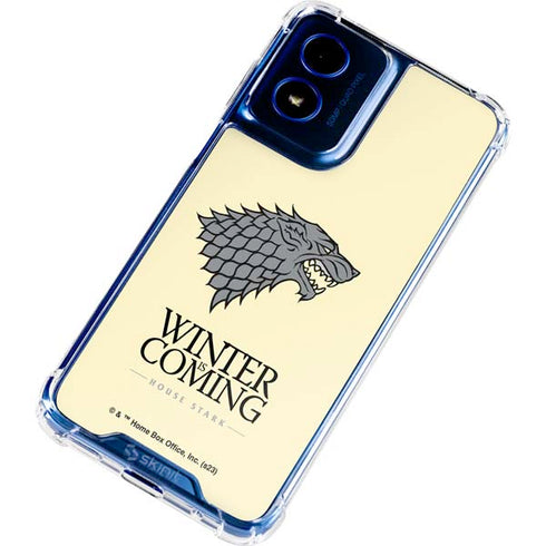 Game of Thrones: House Stark Sigil Moto G Play 4G (2024) Clear Case