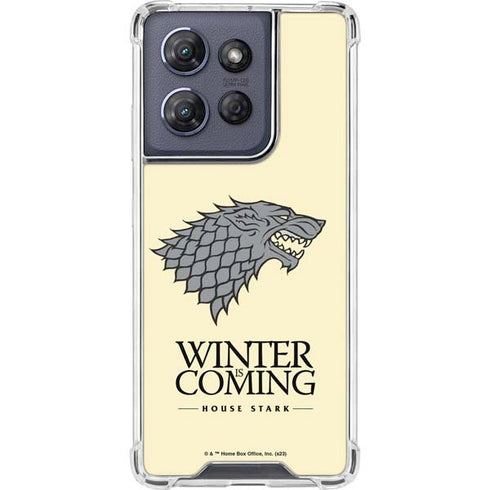 Game of Thrones: House Stark Sigil Moto G Power 5G (2025) Clear Case