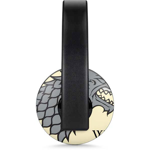 Game of Thrones: House Stark Sigil PlayStation 4 Gold Wireless Headset Skin