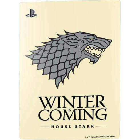 Game of Thrones: House Stark Sigil PS5 Digital Edition Console Skin