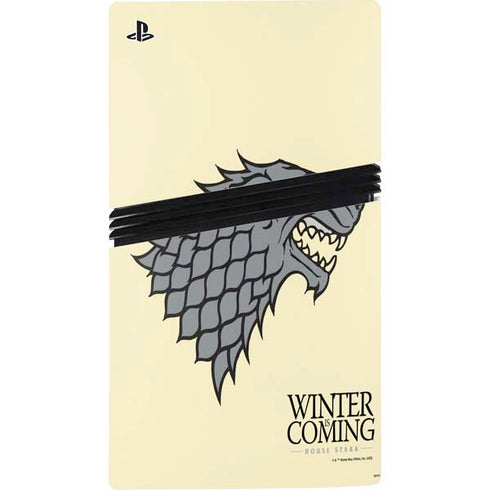 Game of Thrones: House Stark Sigil PS5 Pro Disk Bundle Skin